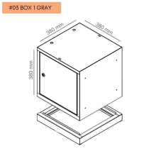 #03 BOX 1 GRAY - Technický výkres