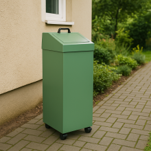 #06 WASTE GREEN – Exteriérový odpadový kôš