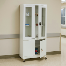 #03 MEDICINE PLUS GLASS – Nemocničná skrinka na lieky, 1800/800/435 mm