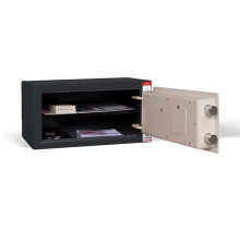 #17 MINISAFE S20 ELECTRO – Bezpečnostná schránka čierno – biela, 380 x 200 x 260 mm