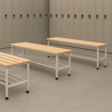 #30 BENCH 1000 SR – Šatníková lavica s dľžkou 1000 mm s roštom na topánky