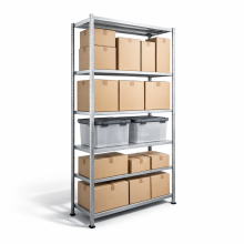 Policová zostava s 5 policami