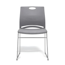 Ergonomická jedálenská stolička, sivá