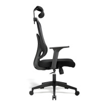 Kancelárska stolička so sieťovanou opierkou chrbta a opierkou hlavyKancelárska stolička so sieťovanou opierkou chrbta a opierkou hlavy