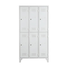 6-dverová šatníková skriňa s krátkymi dvermi na nožičkách (demont)