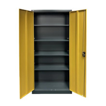 Kancelárska skriňa s imitáciou tmavého dreva (demont)