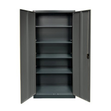 Kancelárska skriňa s imitáciou tmavého dreva, 4 police