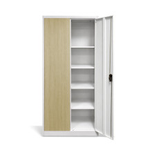 Kancelárska skriňa s imitáciou svetlého dreva, 4 police