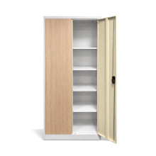 Kancelárska skriňa na dokumenty s imitáciou svetlého dreva