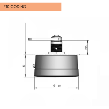 #10 CODING – Mechanický zámok s číselným kódom so systémom na centrálny kľúč