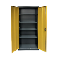 Kancelárska skriňa na dokumenty s imitáciou tmavého dreva