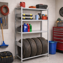 Regál na pneumatiky 2000x1060x430, 3 odkladacie police