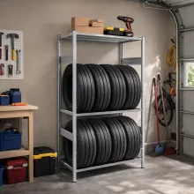 Regál na pneumatiky 2000x1060x430, 1 odkladacia polica