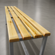 #30 BENCH 2000 SR – Šatníková lavica s dĺžkou 2000 mm s roštom na topánky