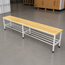 #30 BENCH 2000 SR – Šatníková lavica s dĺžkou 2000 mm s roštom na topánky