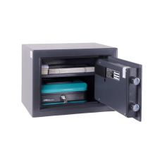 #17 MINISAFE R26 ELECTRO – Bezpečnostná schránka čierna, 350 x 260 x 260 mm