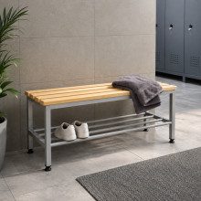 #30 BENCH 1000 SR – Šatníková lavica s dľžkou 1000 mm s roštom na topánky
