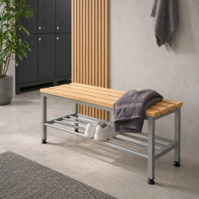 #30 BENCH 1000 SR – Šatníková lavica s dľžkou 1000 mm s roštom na topánky