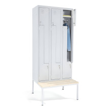 #03 CIK-CAK MINI 6 – 6-dverová úzka šatníková skriňa s dvermi typu Z, 1800/900/500 mm