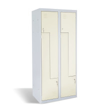 4-dverová šatňová skriňa s dverami typu Z, 1800/800/500 mm, RAL 9010