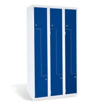 #03 CIK-CAK MINI 6 – 6-dverová úzka šatníková skriňa s dvermi typu Z, 1800/900/500 mm, RAL 5010