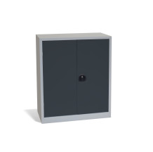#03 STRONG SLIM MINI – Kancelárska alebo dielenská skriňa na dokumenty s 2 policami, 1000/800/420 mm