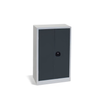 #03 STRONG SUPERSLIM MINI – Kancelárska alebo dielenská skriňa na dokumenty s 2 policami, 1000/600/420 mm