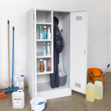 #03 CLEANER MAXI – Kovová skriňa pre upratovačky 1850/800/500