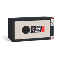 #17 MINISAFE S20 ELECTRO – Bezpečnostná schránka čierno – biela, 380 x 200 x 260 mm