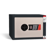 #17 MINISAFE S25 ELECTRO – Bezpečnostná schránka čierno – biela, elektronický zámok, 350 x 250 x 260 mm