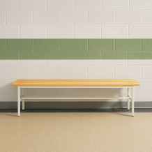 Klasická šatňová lavica #16 BENCH 2000. Je vhodná do šatní, športových klubov, do wellness, fitness centier.