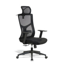 Kancelárska stolička so sieťovanou opierkou chrbta a opierkou hlavy