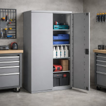 Hlboká skladovacia skriňa so 4 policami