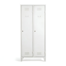 2-dverová šatníková skriňa na nožičkách s prepážkou (demont)