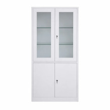 Nemocničná skrinka na lieky so sklenenými policami (demont)