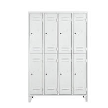 8-dverová šatníková skriňa s krátkymi dverami na nožičkách (demont)