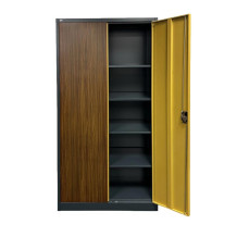 Kancelárska skriňa s imitáciou tmavého dreva (demont)