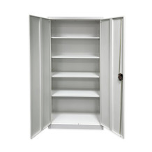 Kancelárska skriňa s imitáciou svetlého dreva, 4 police (demont)