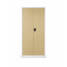 Kancelárska skriňa s imitáciou svetlého dreva, 4 police (demont)