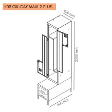 Technický výkres - #03 CIK-CAK MAXI 2 PLUS
