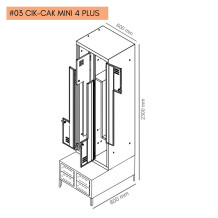 Technický výkres - #03 CIK-CAK MINI 4 PLUS
