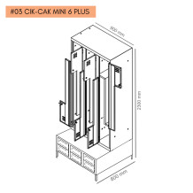 Technický výkres - #03 CIK-CAK MINI 6 PLUS