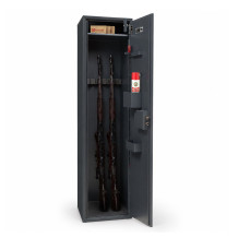 Trezor na 5 zbraní, uzamykanie na kľúč, 1512/340/260 mm