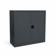 Kancelárska skriňa s 2 policami, so šírkou 1000 mm, antracit