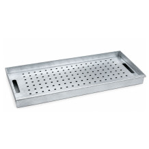 Pozinkované perforované dno do vaničky pre chemickú skriňu, hĺbka 580