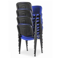 #29 CONFCH BE – Konferenčná stolička stohovateľná, modrá