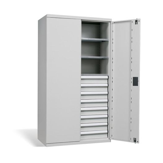 Skriňa na náradie s veľkou nosnosťou, 8 zásuviek