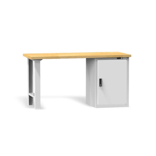 Pracovný stôl so skrinkou, 1500 mm, s nosnosťou do 800 kg