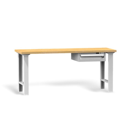 Pracovný stôl so zásuvkou a výškovo nastaviteľnými nohami, 2000