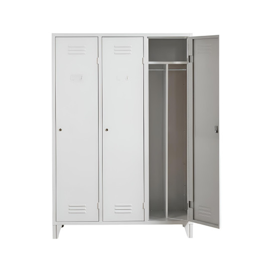 3-dverová šatníková skriňa s prepážkou (demont)